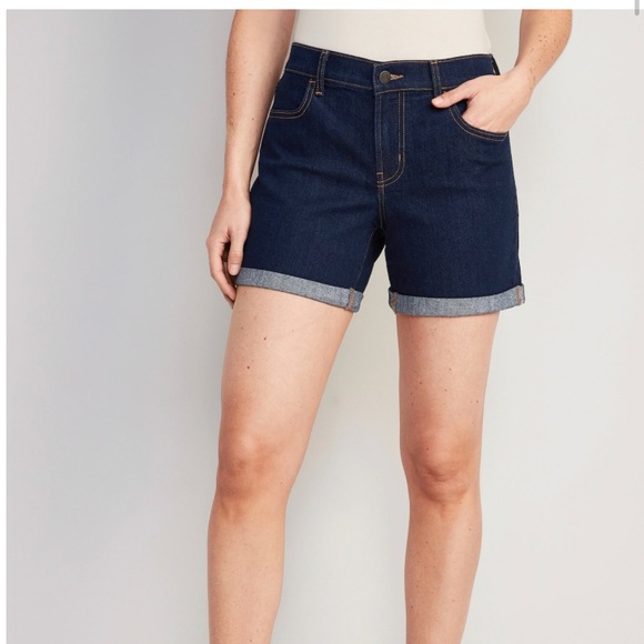 2 pairs Old Navy jean shorts 5” and 7” inseam denim size 2 - Picture 3 of 5